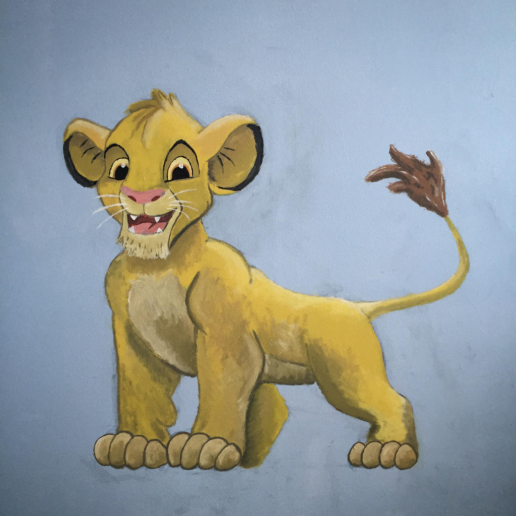 Simba Rysunek Simba painting by ZachSketches on DeviantArt