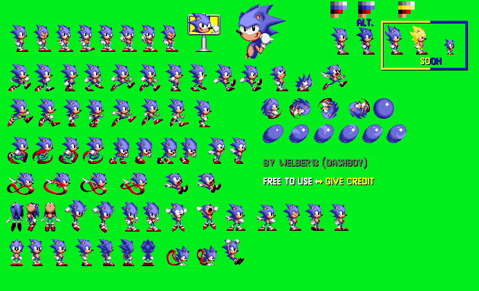 Sonic Mania Sprites - Colaboratory