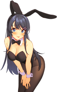 Sakurajima Mai render 2