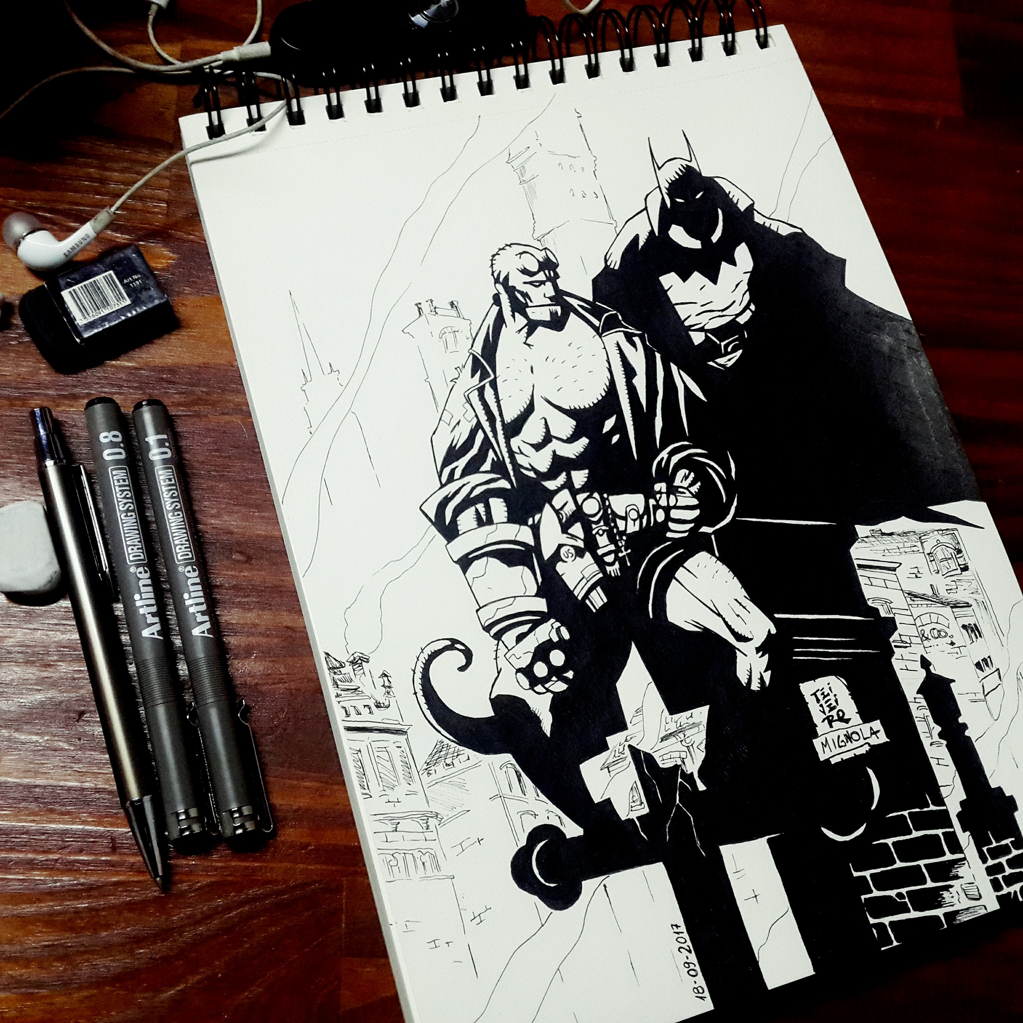 Hellboy and The Batman