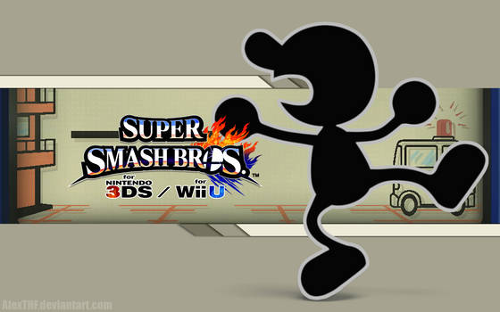 Mr. Game n Watch Wall - Super Smash Bros. WiiU/3DS