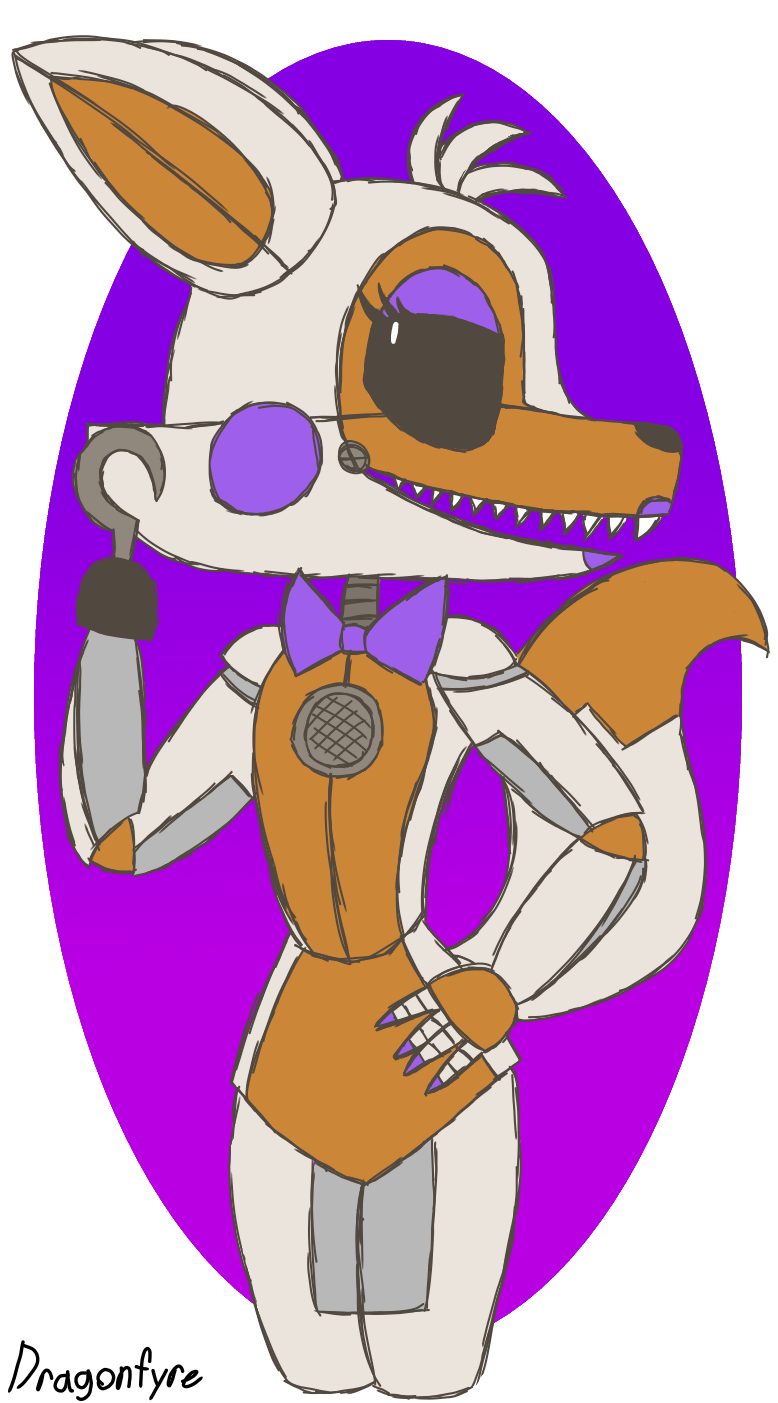 FNAF SL (funtime lolbit/fun. lolbit) - Desenho de shadow_angelo77 - Gartic