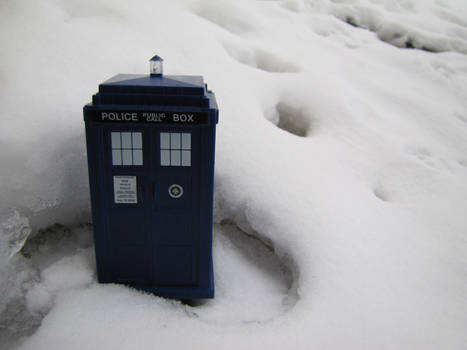 Tardis In The Snow