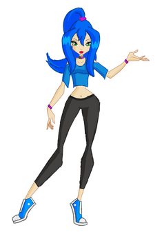 Blue Hair Girl WiNX STYLE(Rough)