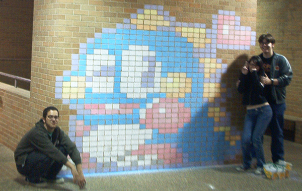 Bubble Bobble Chalk Art 3