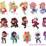 She-Ra Sticker Designs! (With S5 costumes!)