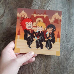 Kingdom Hearts Seasalt Trio Postcard Print!