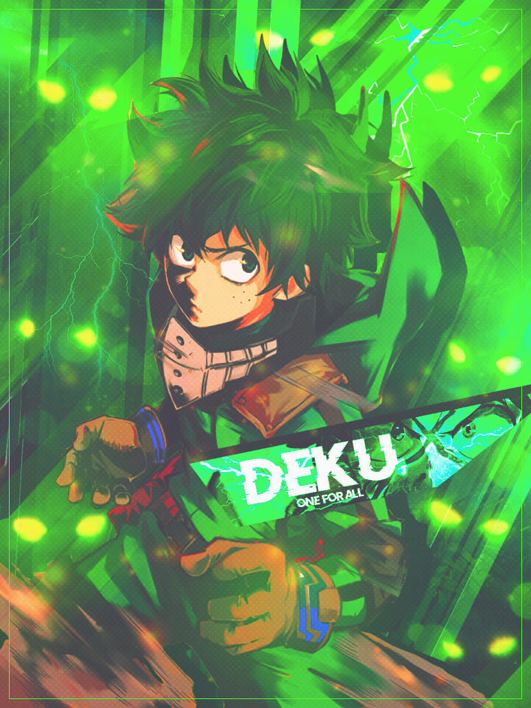 Deku - One For All by DinocoZero on DeviantArt