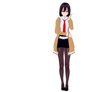 Mikasa Kurisu Makise outfit -- Koikatsu