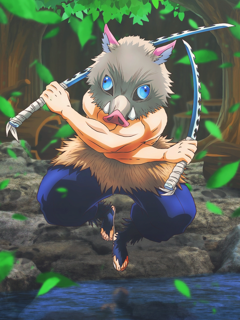 Inosuke -- Kimetsu no Yaiba by DinocoZero on DeviantArt