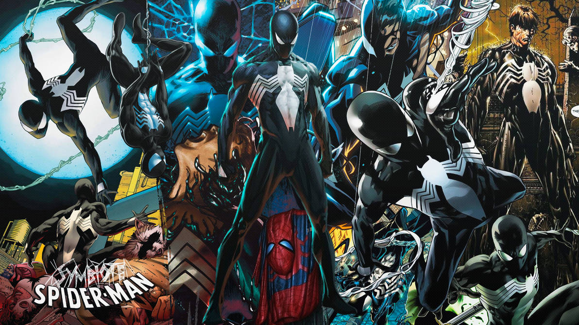Symbiote Spider-Man Wallpaper by DinocoZero on DeviantArt
