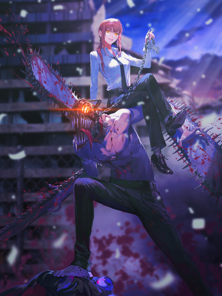 Denji and Makima -- Chainsaw Man by DinocoZero on DeviantArt