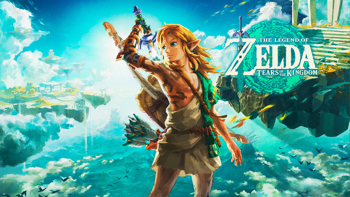 Link Zelda: Tears of the Kingdom Art 4K Wallpaper iPhone HD Phone