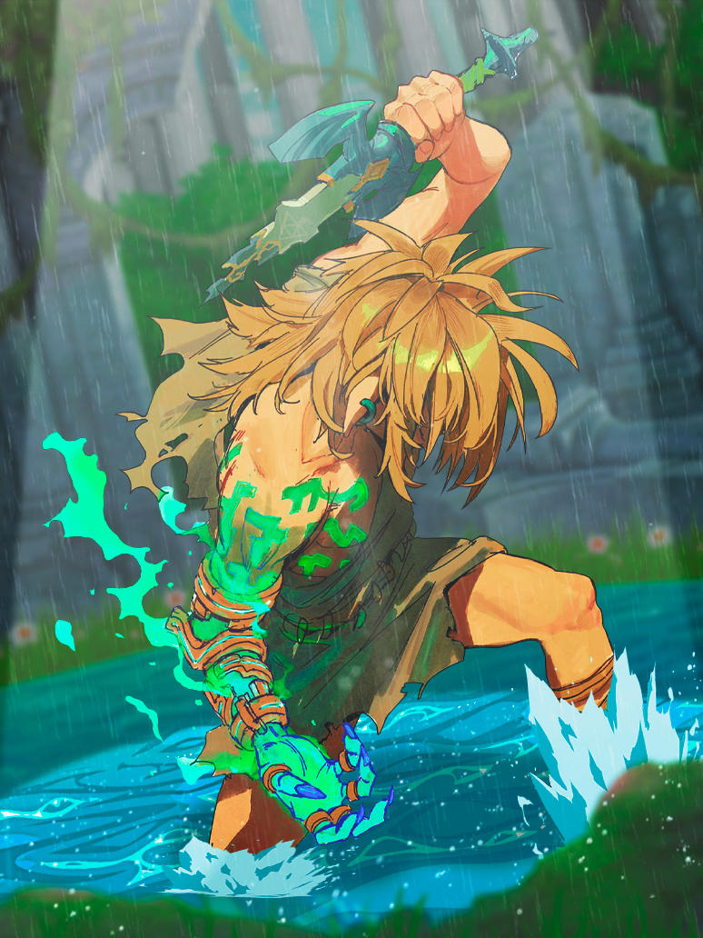 The legend of Zelda - Tears of kingdom - Link by MCAshe on DeviantArt