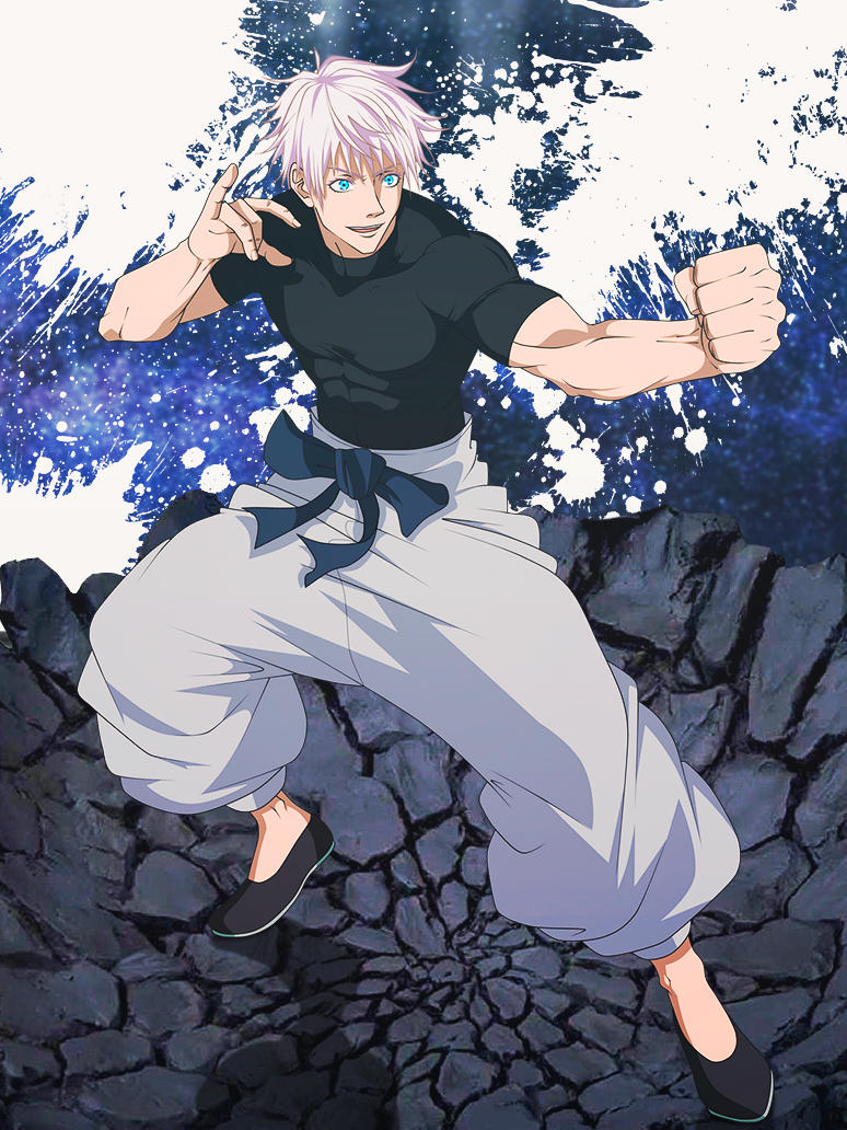 Satoru Gojo -- Battle of the Strongest by DinocoZero on DeviantArt