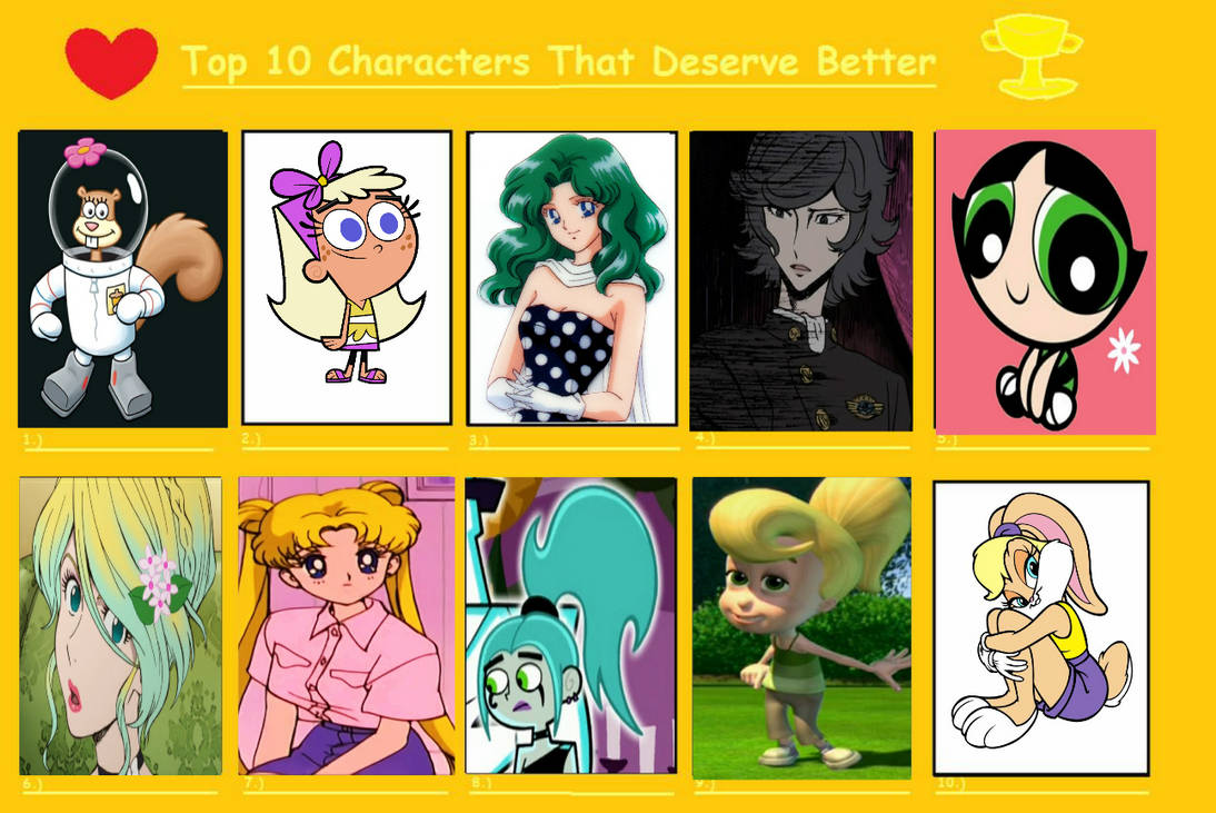 Characters That Deserve Better My List By Nurfaiza On Deviantart Characters That Deserve Better My List By Nurfaiza On Deviantart