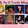 My Top 10 Disney Princesses (My List)