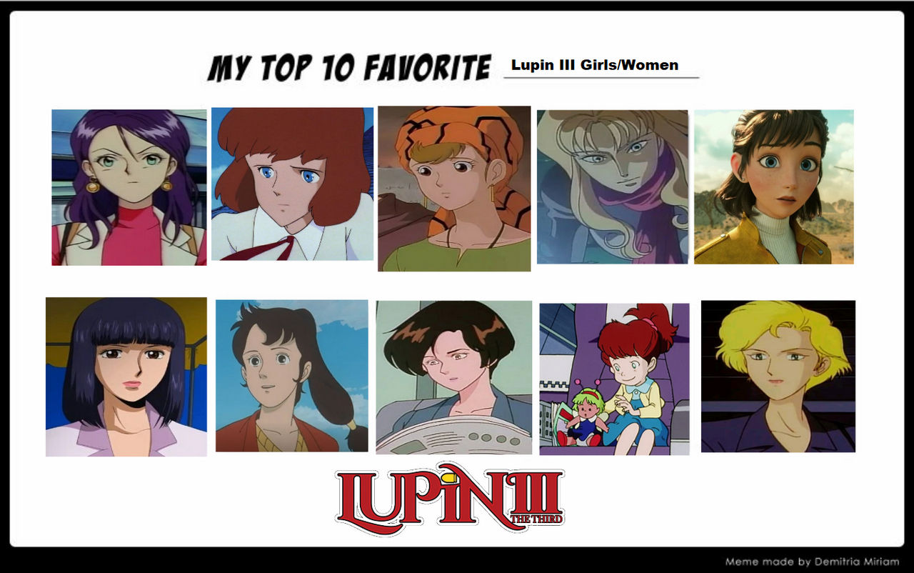 My Top 10 Favourite Lupin Iii Girls Women By Nurfaiza On Deviantart My Top 10 Favourite Lupin Iii Girls Women By Nurfaiza On Deviantart