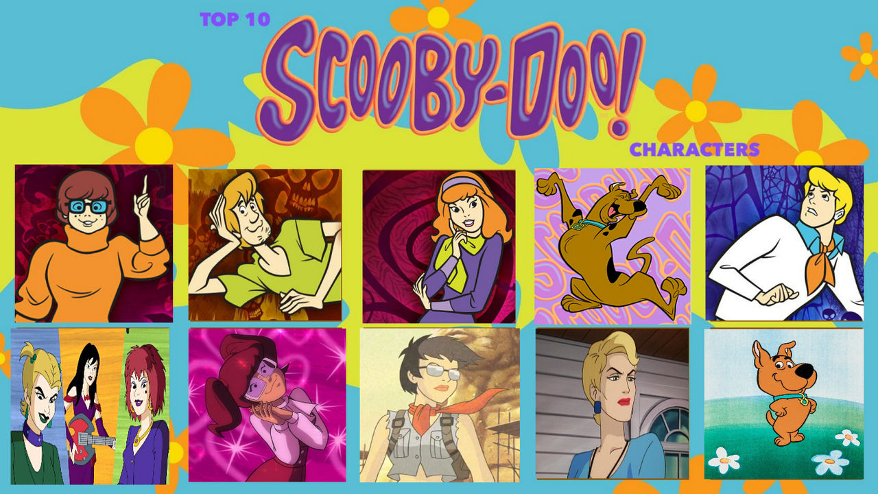 My Top 10 Scooby Doo Characters (My List) by NurFaiza on DeviantArt