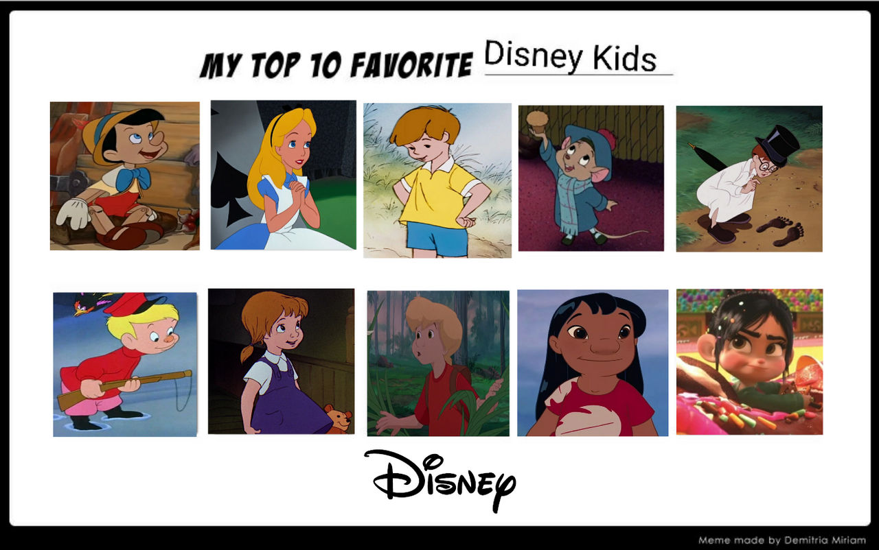 My Top 10 Favourite Disney Kids By Nurfaiza On Deviantart My Top 10 Favourite Disney Kids By Nurfaiza On Deviantart