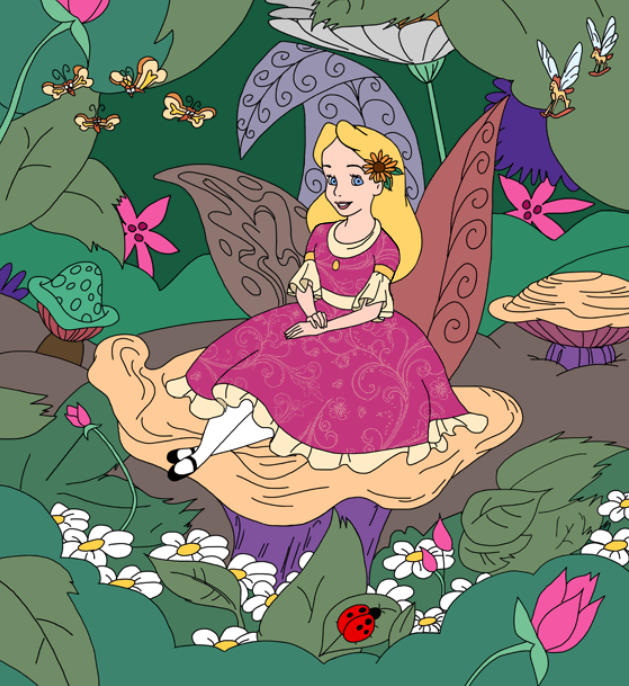 Alice in Pink by NurFaiza on DeviantArt