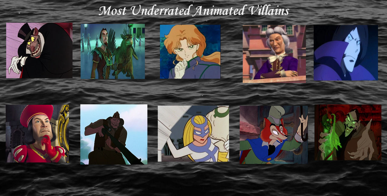 Top 10 Underrated Animated Villains My List By Nurfaiza On Deviantart Top 10 Underrated Animated Villains My List By Nurfaiza On Deviantart