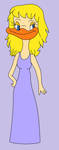 Melissa Duck as Ariel (Purple Dress) by NurFaiza
