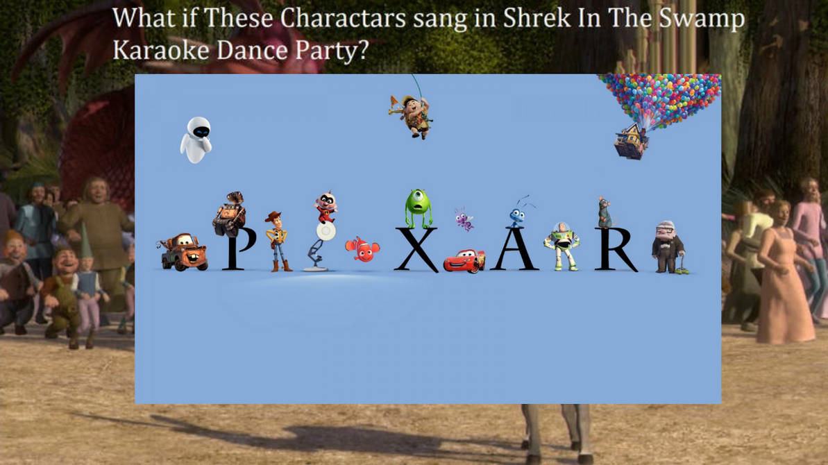 Swamp Karaoke Dance Party (Pixar Edition) by NurFaiza on DeviantArt