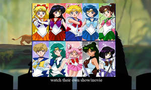 If the Sailor Senshi watched their Movies