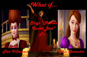 Queen Ariana singing Mother Knows Best to Luciana