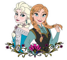 Anna and Elsa's Winter Makeover