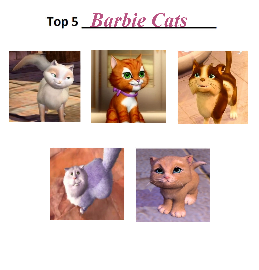 Top 5 Barbie Cats by NurFaiza on DeviantArt