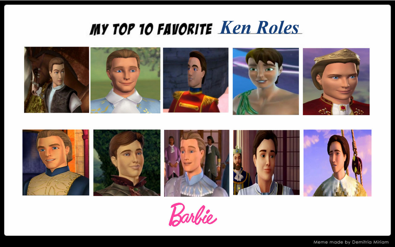 Best Ken My Top 10 Ken Roles (My List) by NurFaiza on DeviantArt