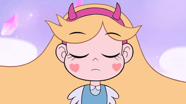 Star Butterfly meditating