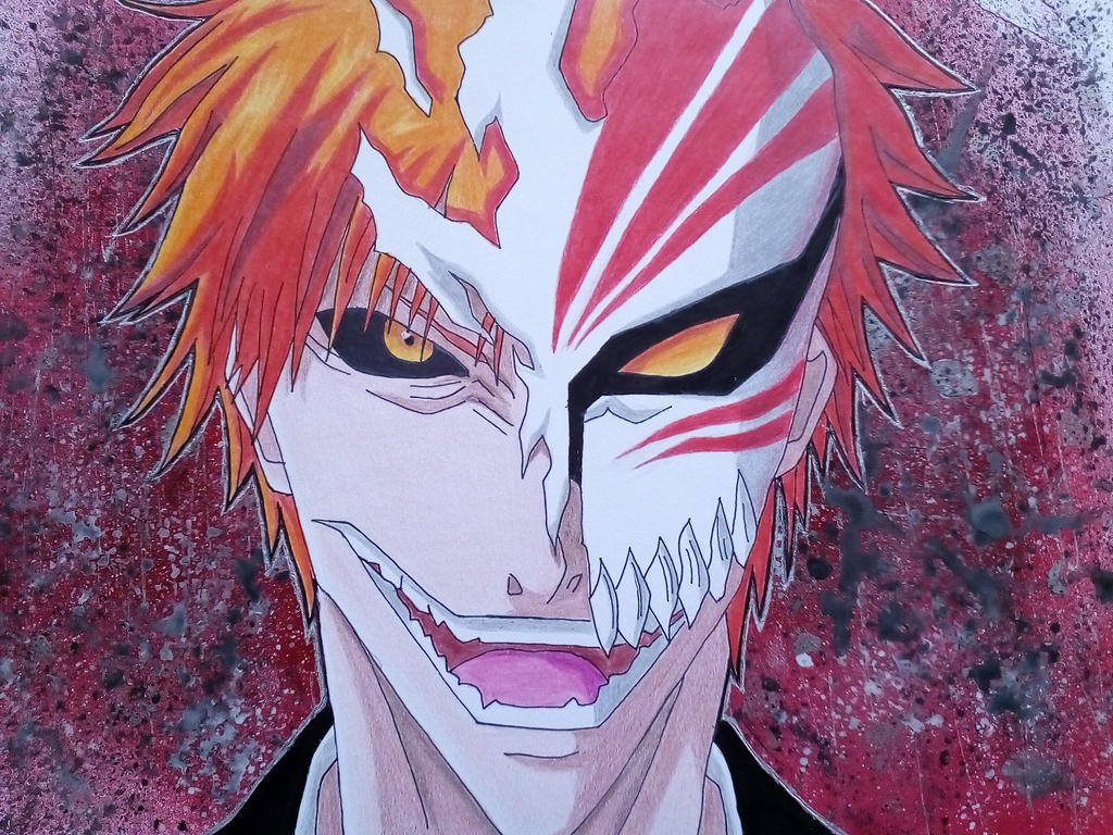 Ichigo Kurosaki Half Hollow Mask Ichigo Half Hollow Mask bleach ichigo-kurosaki-half-hollow-mask-ichigo-half-hollow-mask-bleach