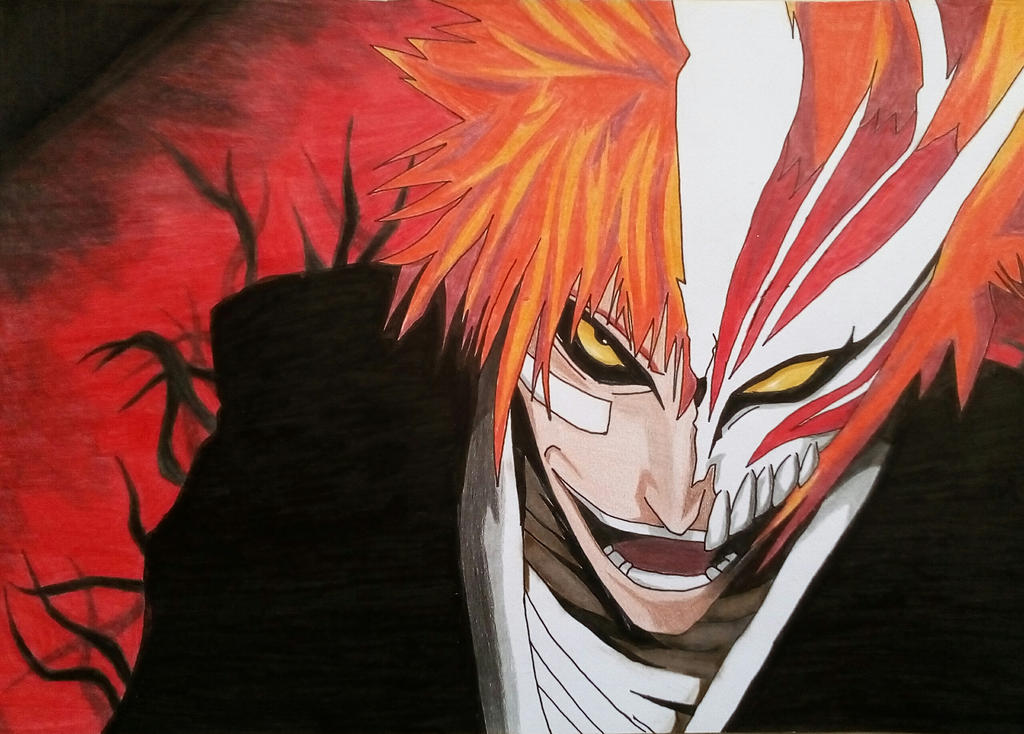 KUROSAKI ICHIGO HALF HOLLOW MASK 2 By RafaelAvd On DeviantArt kurosaki-ichigo-half-hollow-mask-2-by-rafaelavd-on-deviantart