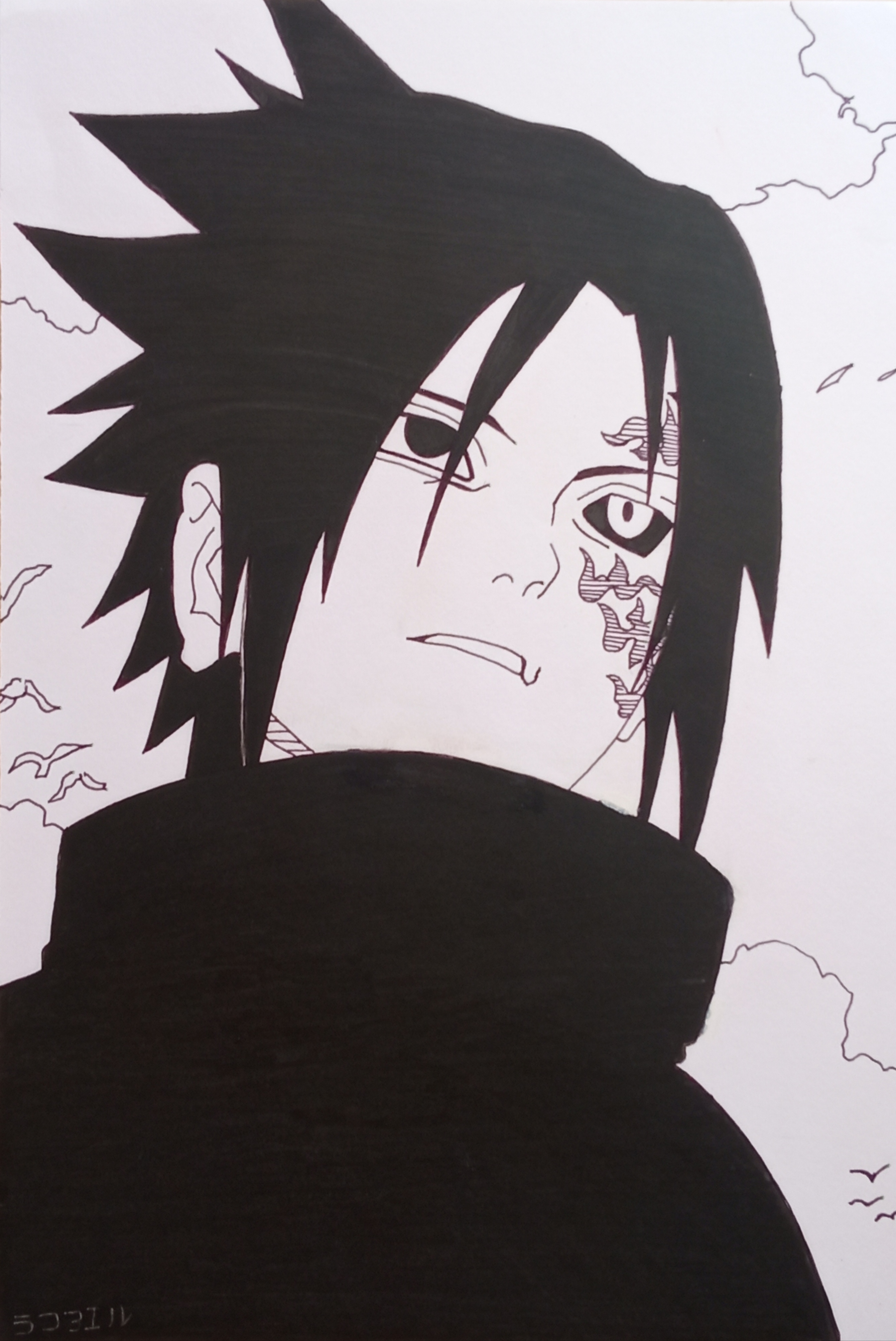 Sasuke Classico Colorido Sharingan By Admulielson- by ADMUlielson on  DeviantArt