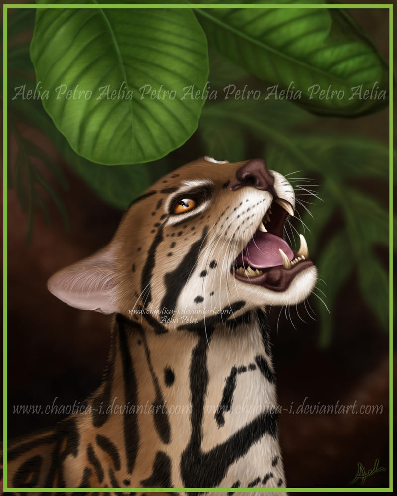 Ocelot Painting