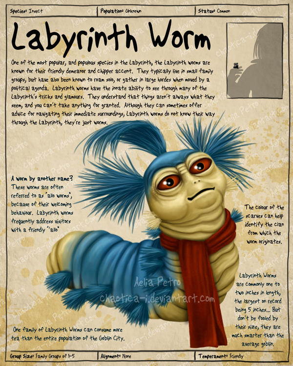 Labyrinth Insect Labyrinth Guide - The Worm by Chaotica-I on DeviantArt