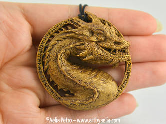 Golden Smaug Necklace