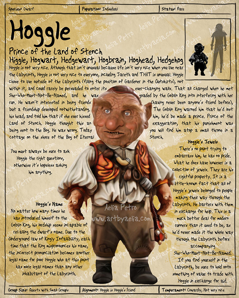 Labyrinth Guide - Hoggle by Chaotica-I on DeviantArt