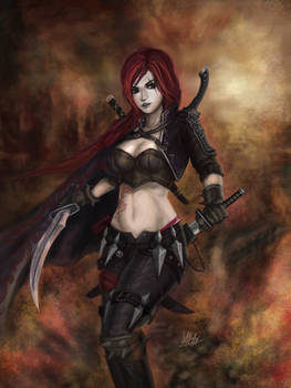 Katarina du Couteau, the Crimson blade of Noxus