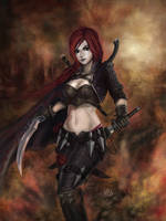 Katarina du Couteau, the Crimson blade of Noxus