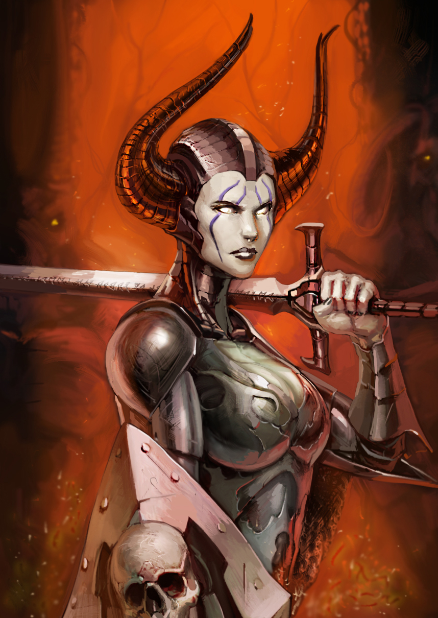 Hel Deviantart Hel knight colored by Squamate on DeviantArt