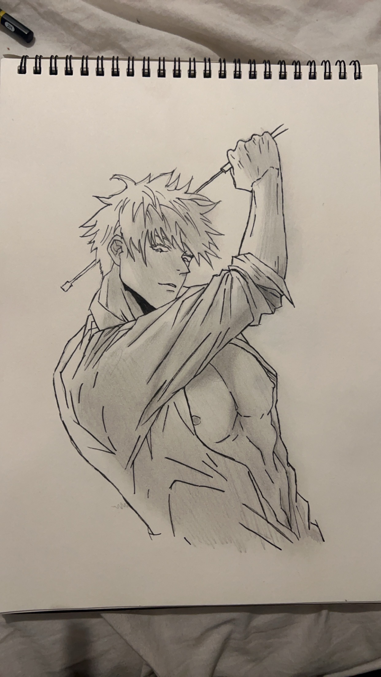 Gojo Rasm Jujutsu Kaisen (Satoru Gojo) by artbyell on DeviantArt