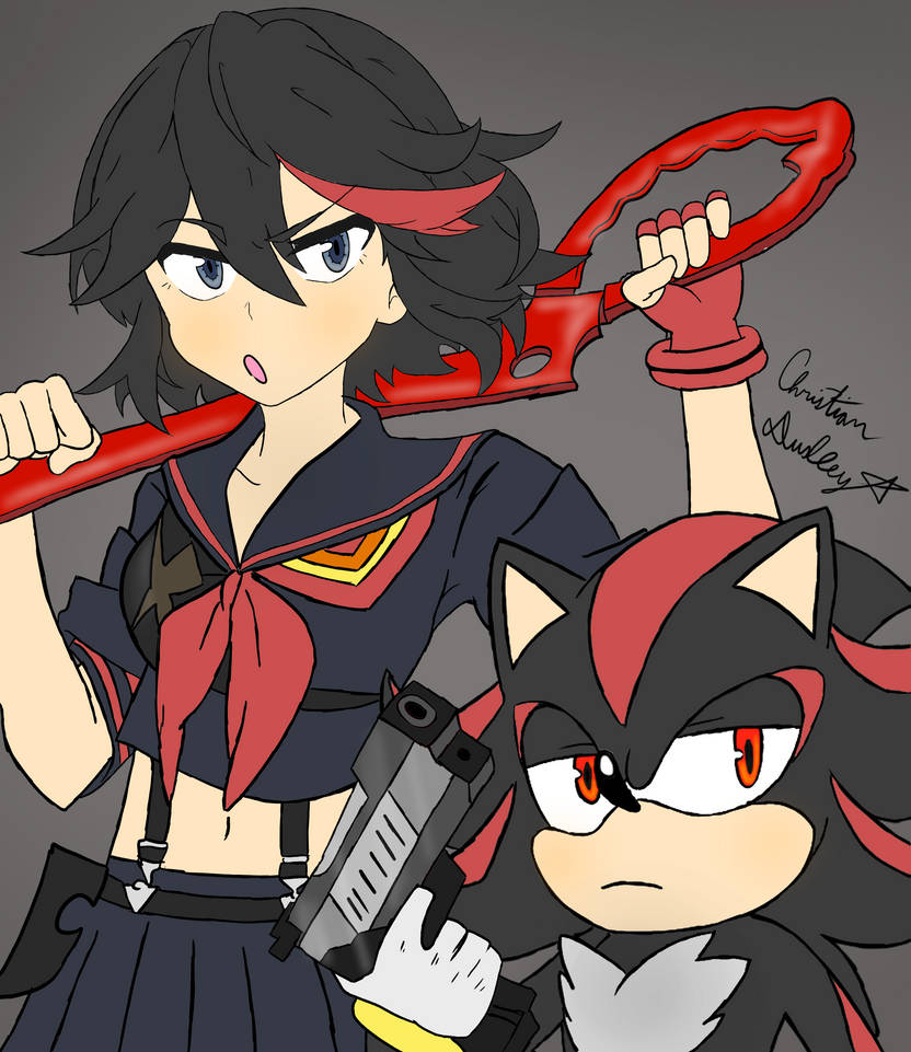 Ryuko and Shadow by Chris-theKid on DeviantArt