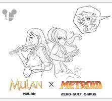 Smash x Disney: Mulan and Zero-Suit Samus