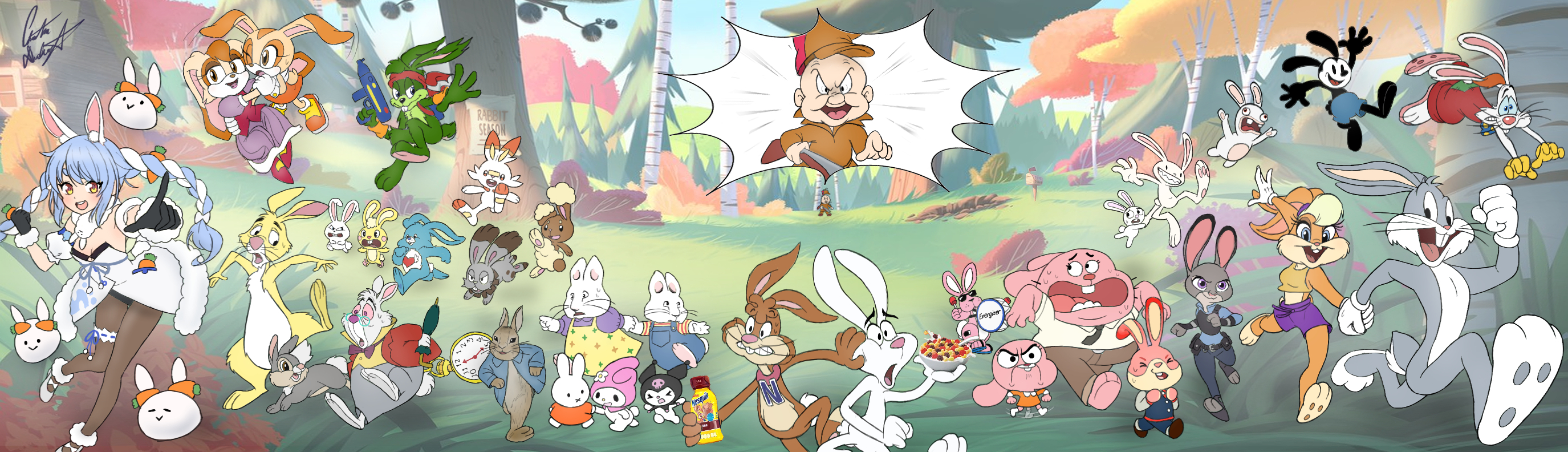 Deviantart Open Season Rabbit Rabbit Season by Chris-theKid on DeviantArt