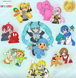 Vocaloid x Pocoyo: Celebrating 20 Years
