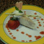 Lemon Strawberry cheesecake
